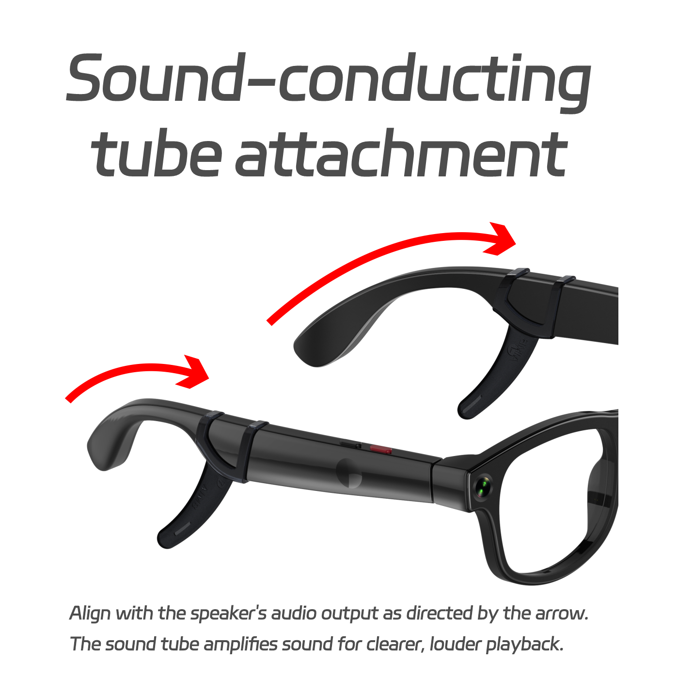 Koepovk 500w Camera Glasses Smart Video Sunglasses