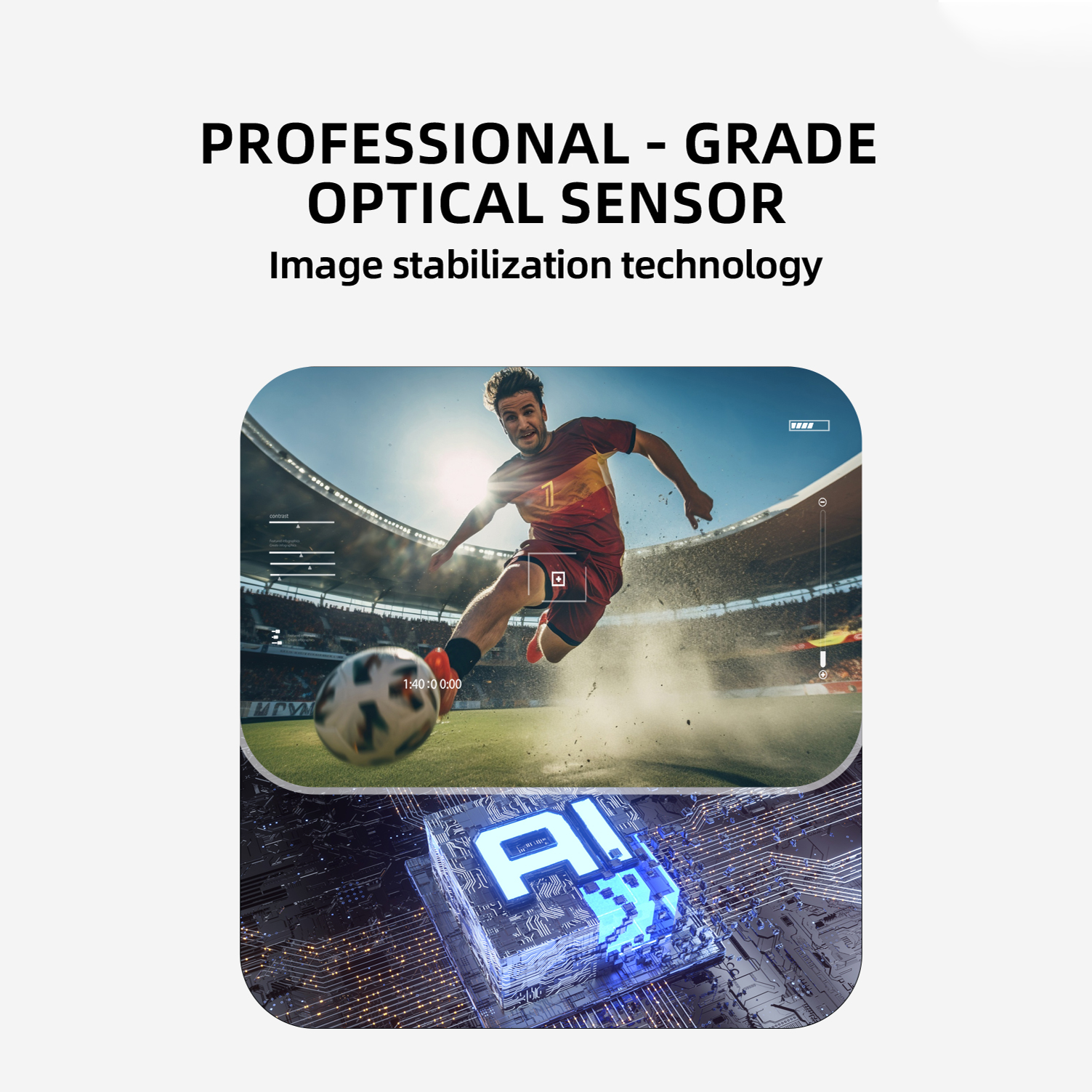 Koepovk 800W Camera Glasses Smart Video Sunglasses