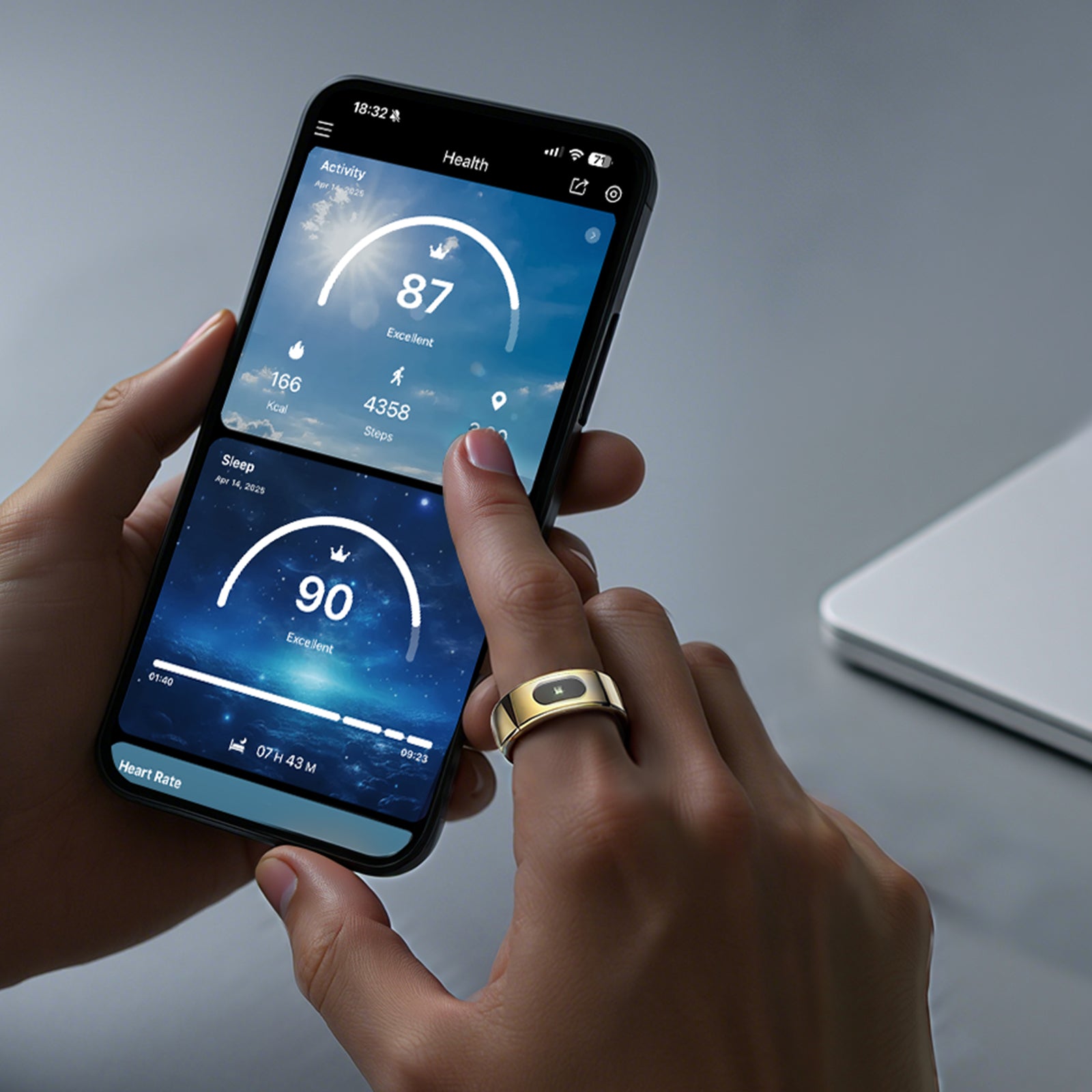 Luminous Touch - Anneau de Destin