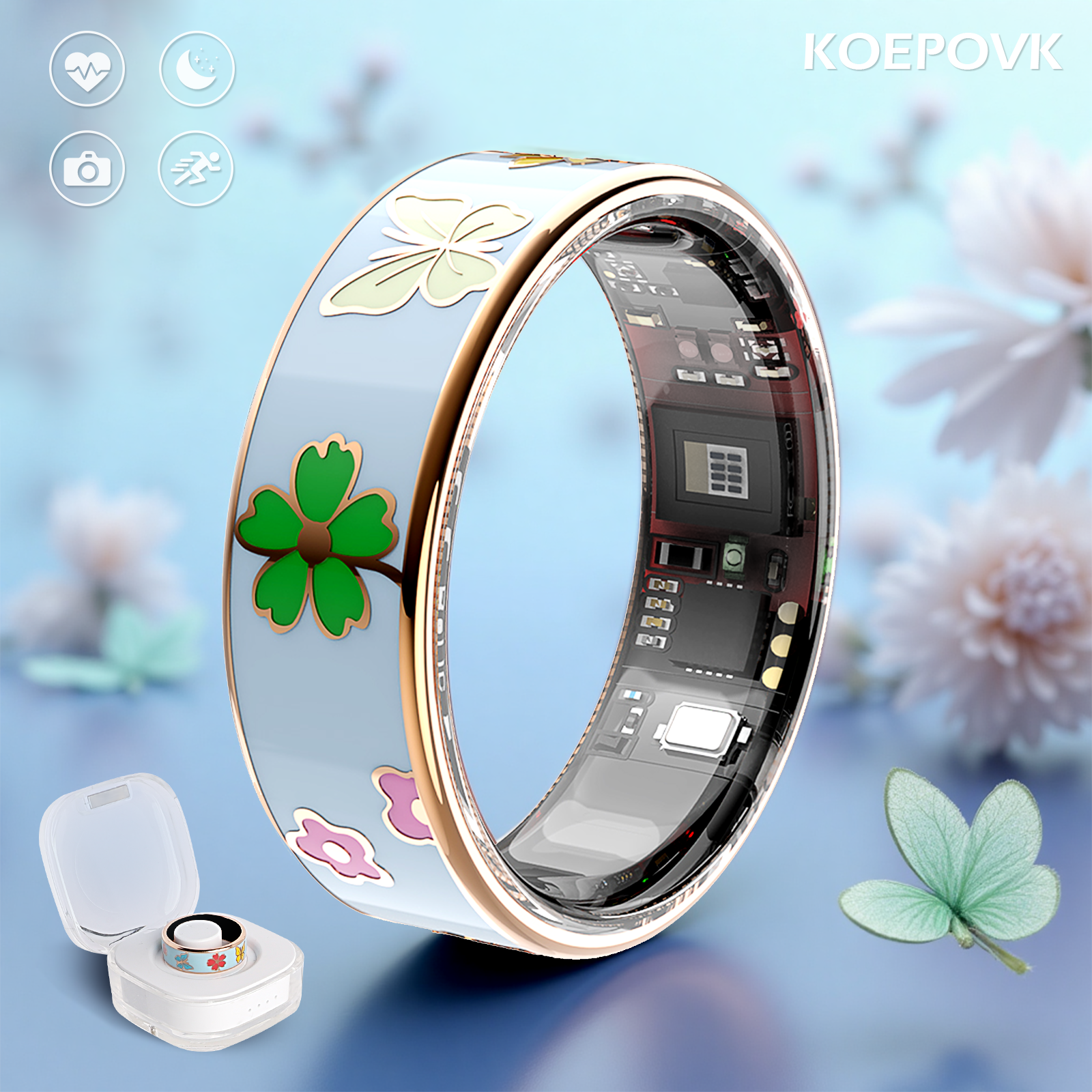 Enamel Artistry - Jardin des Papillons