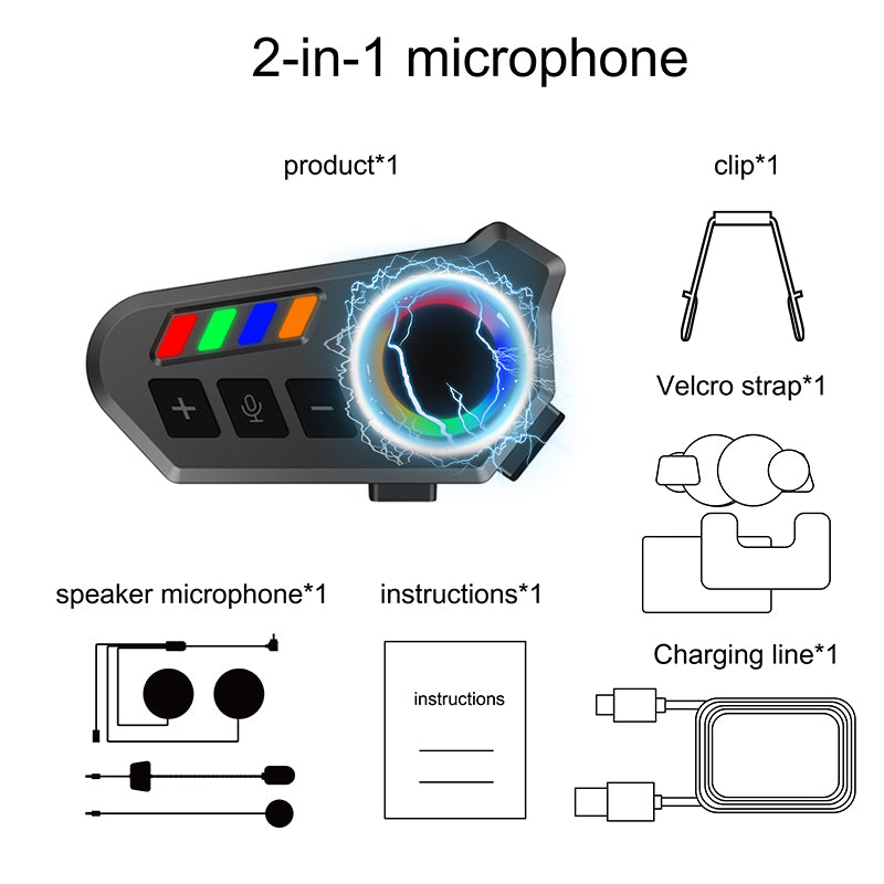 Smart Riding Helmet Headset