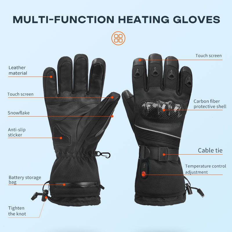 Heated Motorcycle Gloves – Waterproof &amp; Touchscreen