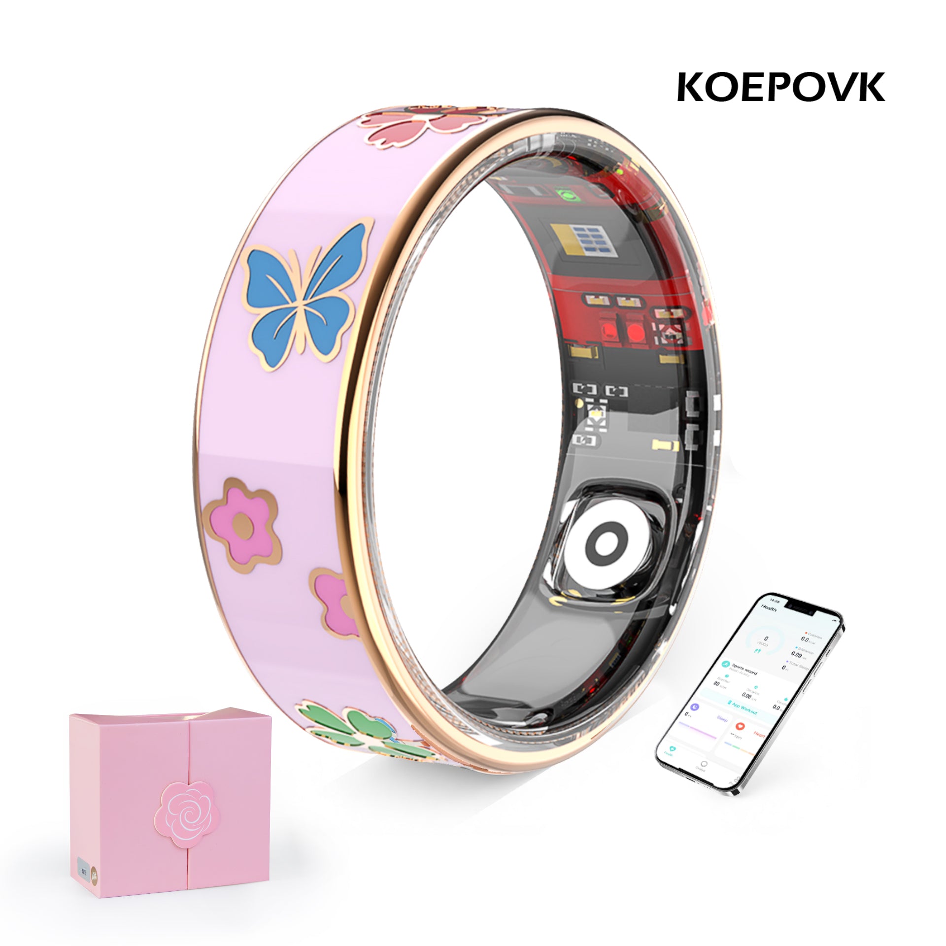 Enamel Artistry - Jardin des Papillons