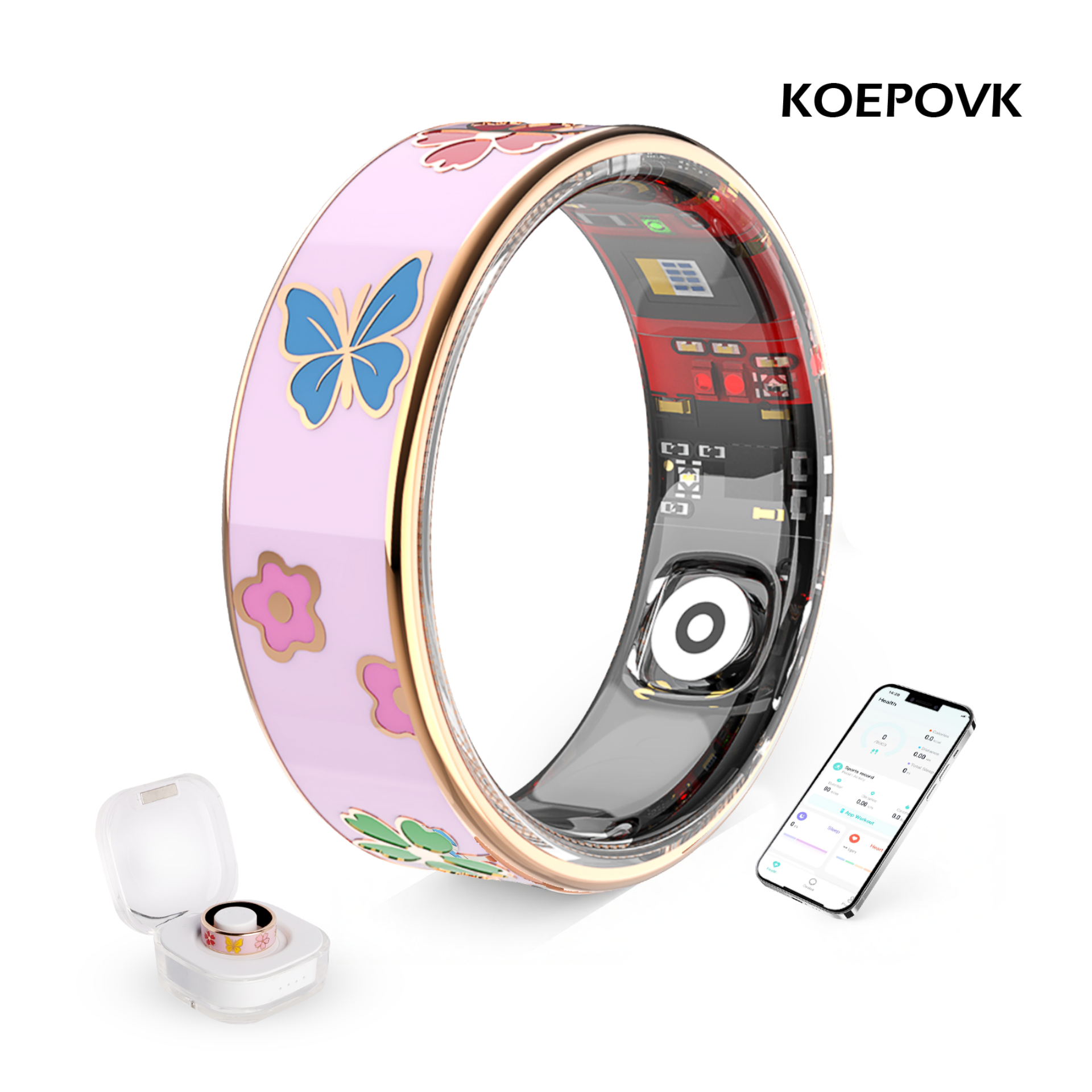 Enamel Artistry - Jardin des Papillons