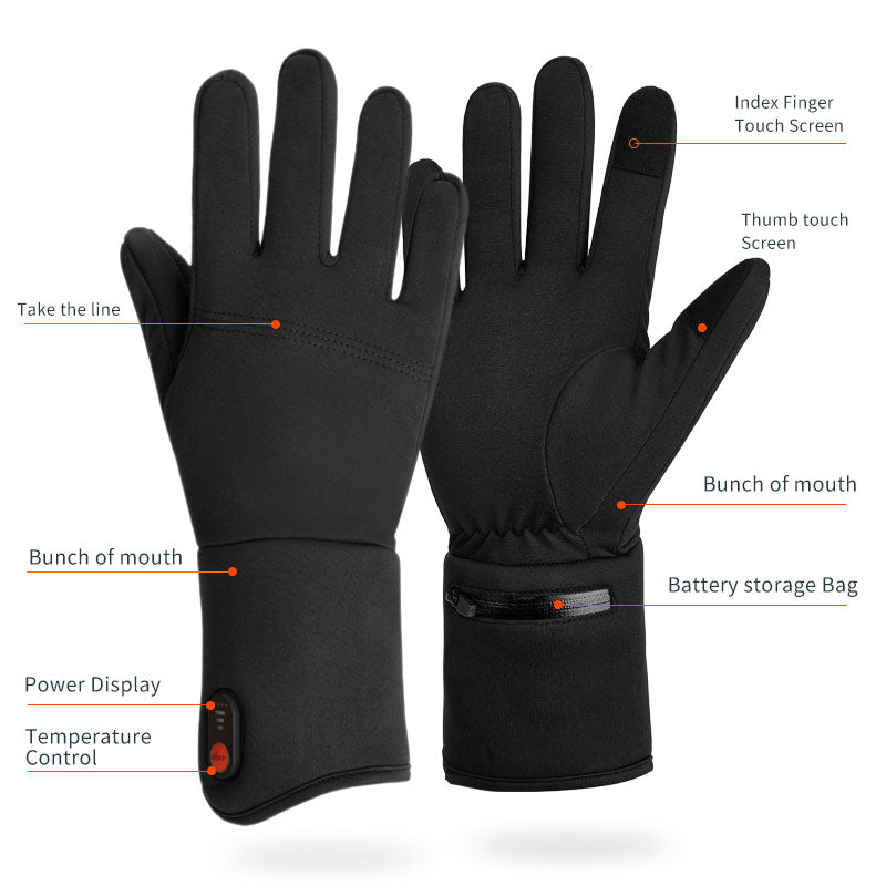 Heated Glove Liners – Rechargeable, Thin & Touchscreen