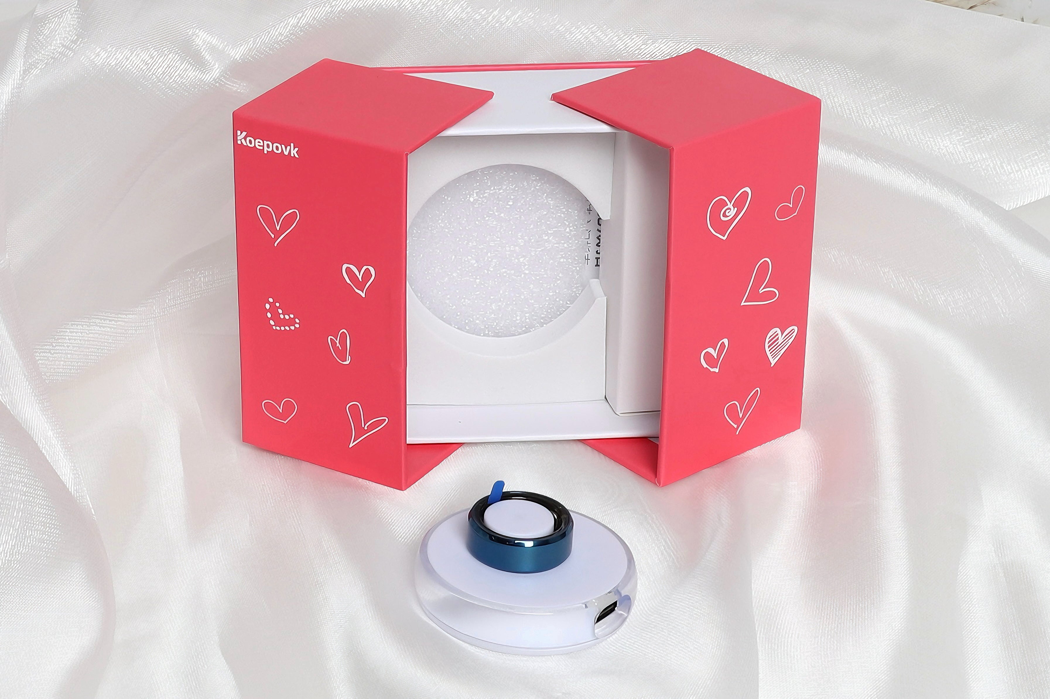 Abyss Blue Minimalist Ring