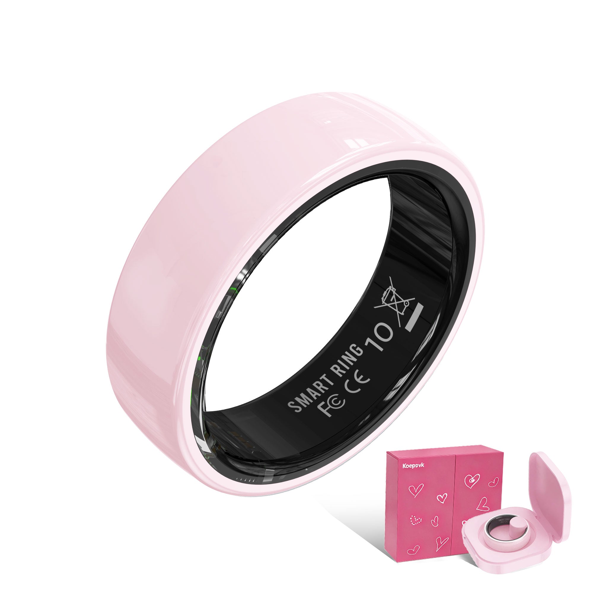 AI Health Analysis Ceramic Smart Ring