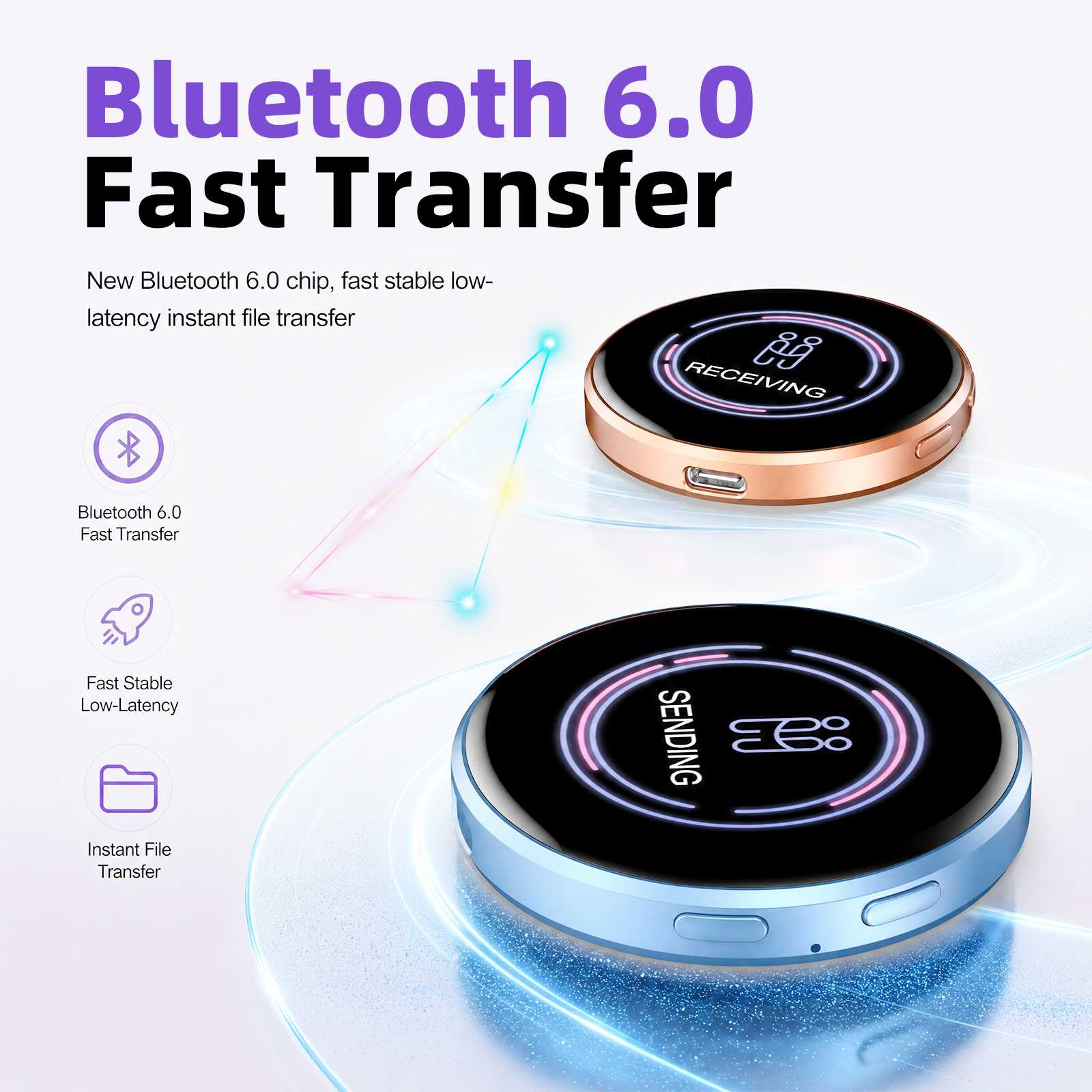 Magnetic Smart Badge – Custom LED Display & Bluetooth 6.0 Remote Control
