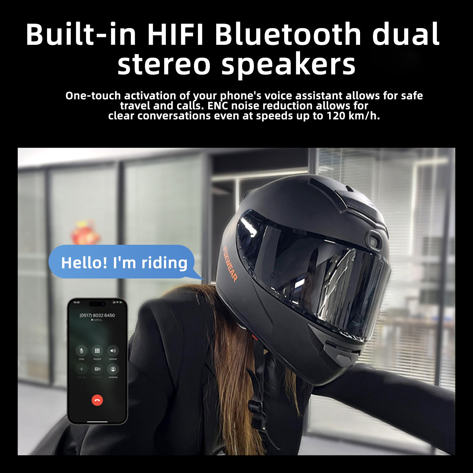 AeroVision Smart Riding Helmet