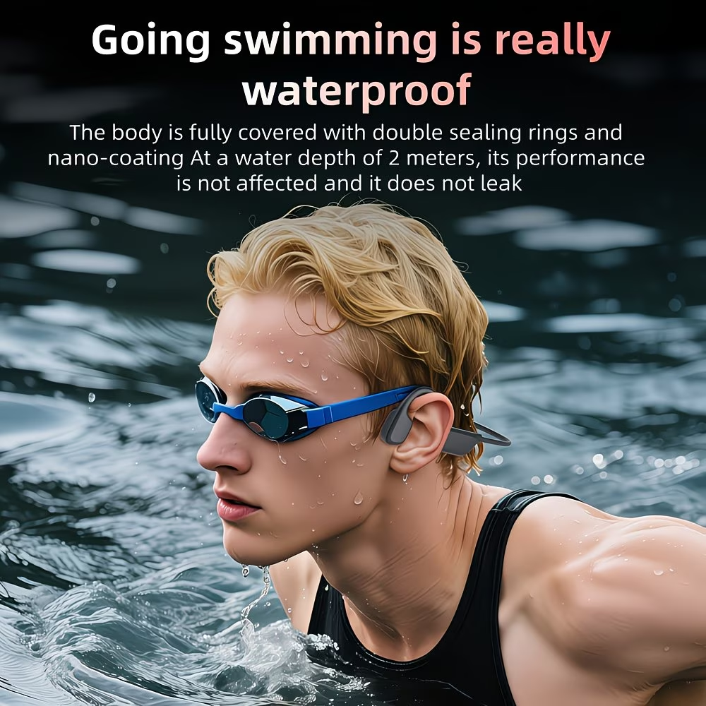 Swim-Ready Bone Conduction Headphones