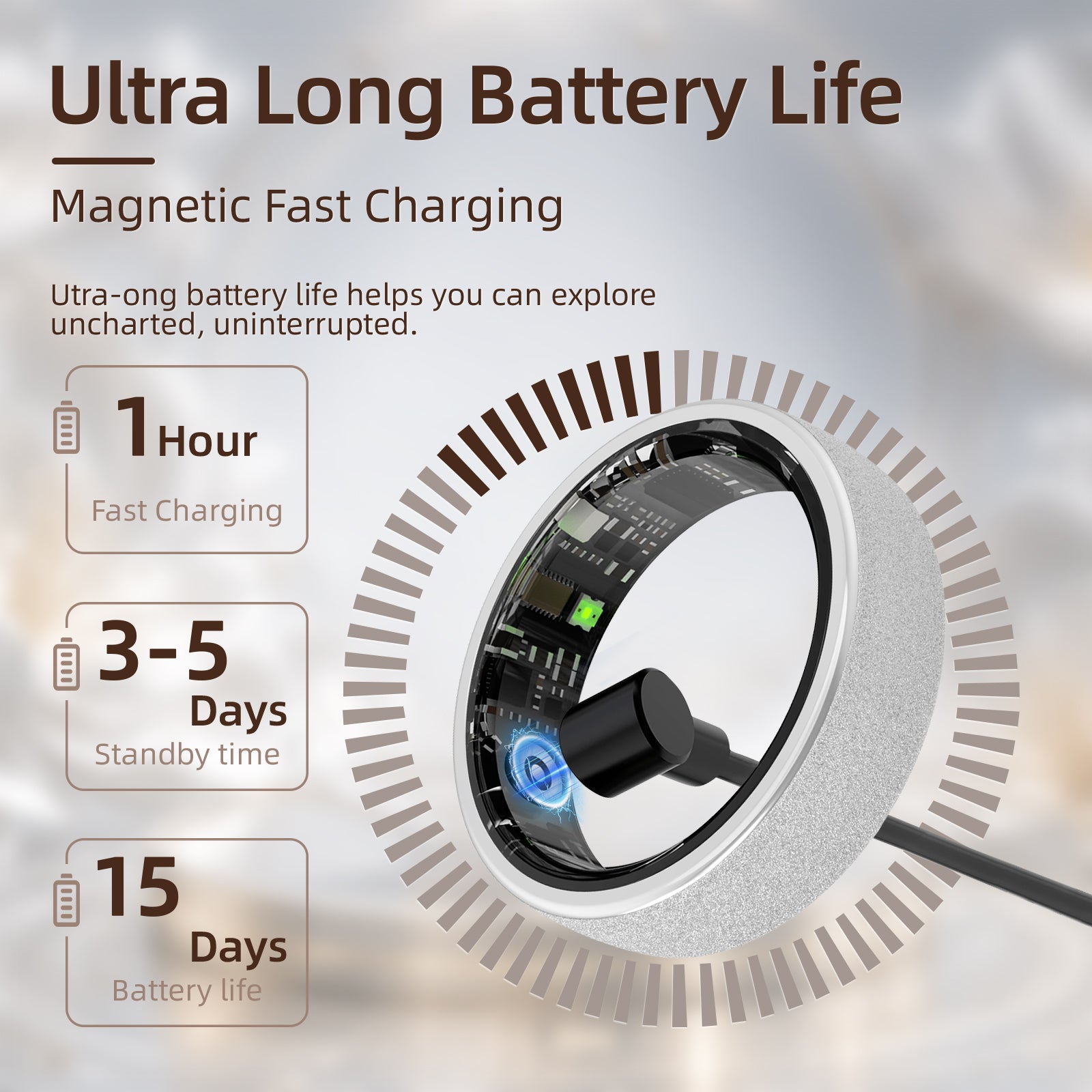 Couple Smart Ring – Love Signal & Health Tracking Ring