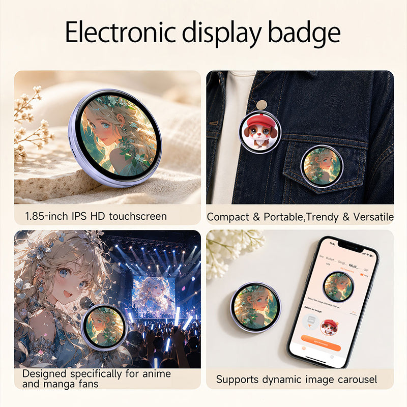 Magnetic Electronic Display Badge