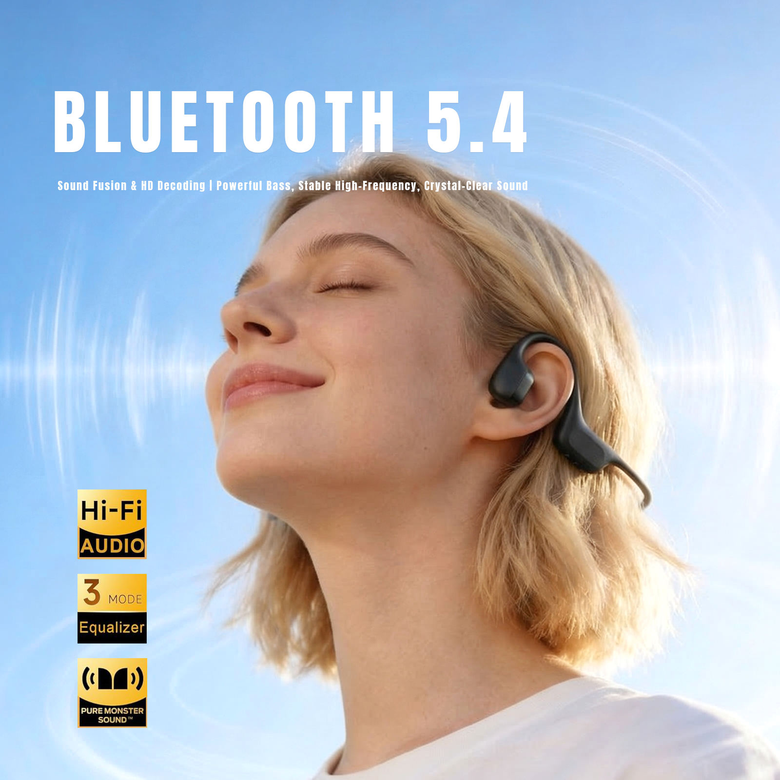 Open-Ear Bone Conduction Headphones