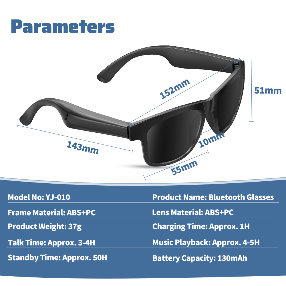 LumiShade – Ultra-Light Bluetooth Sunglasses