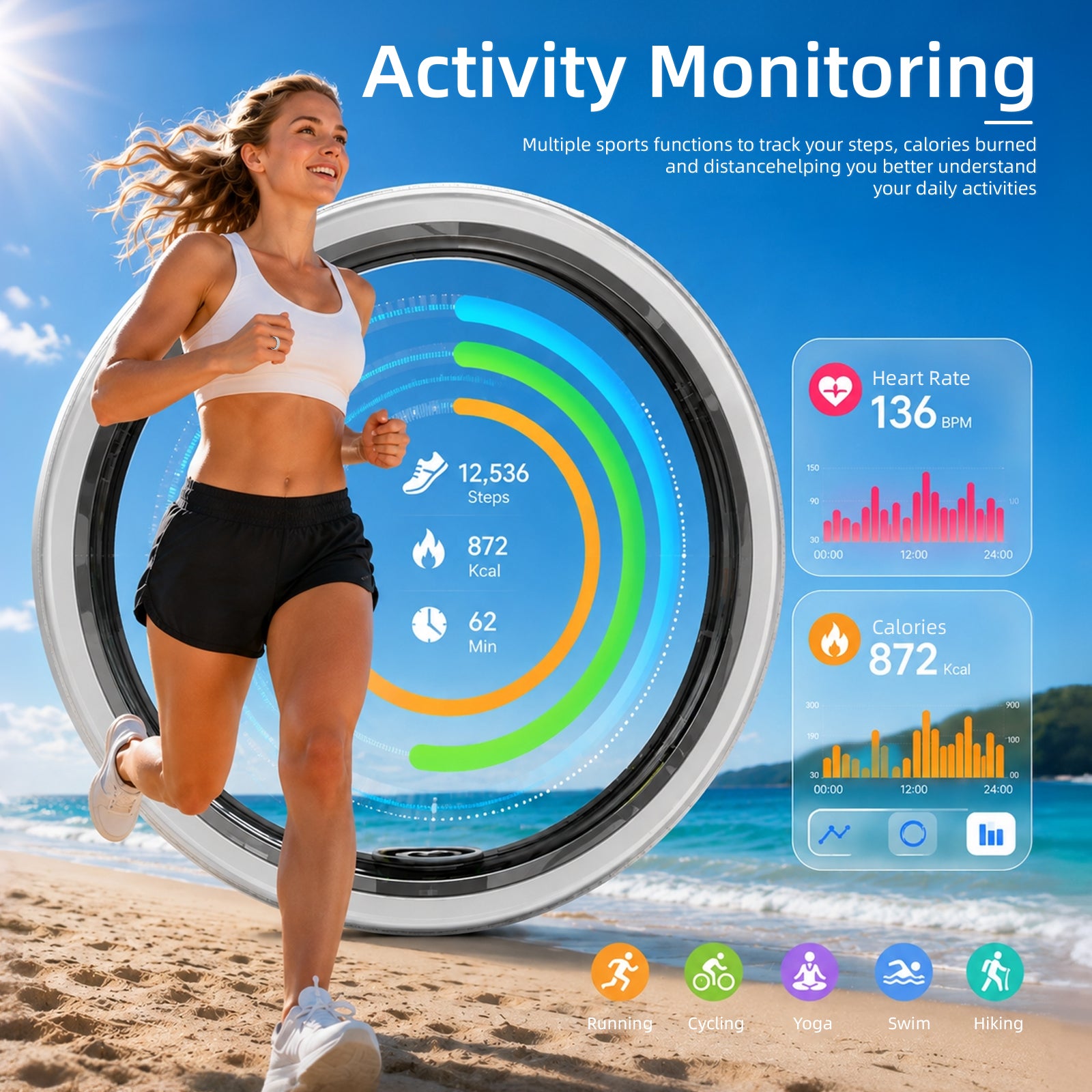 Couple Smart Ring – Love Signal & Health Tracking Ring