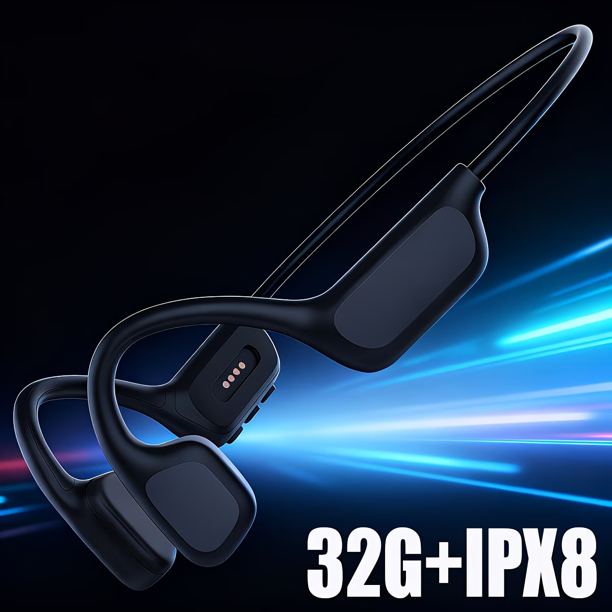 Swim-Ready Bone Conduction Headphones