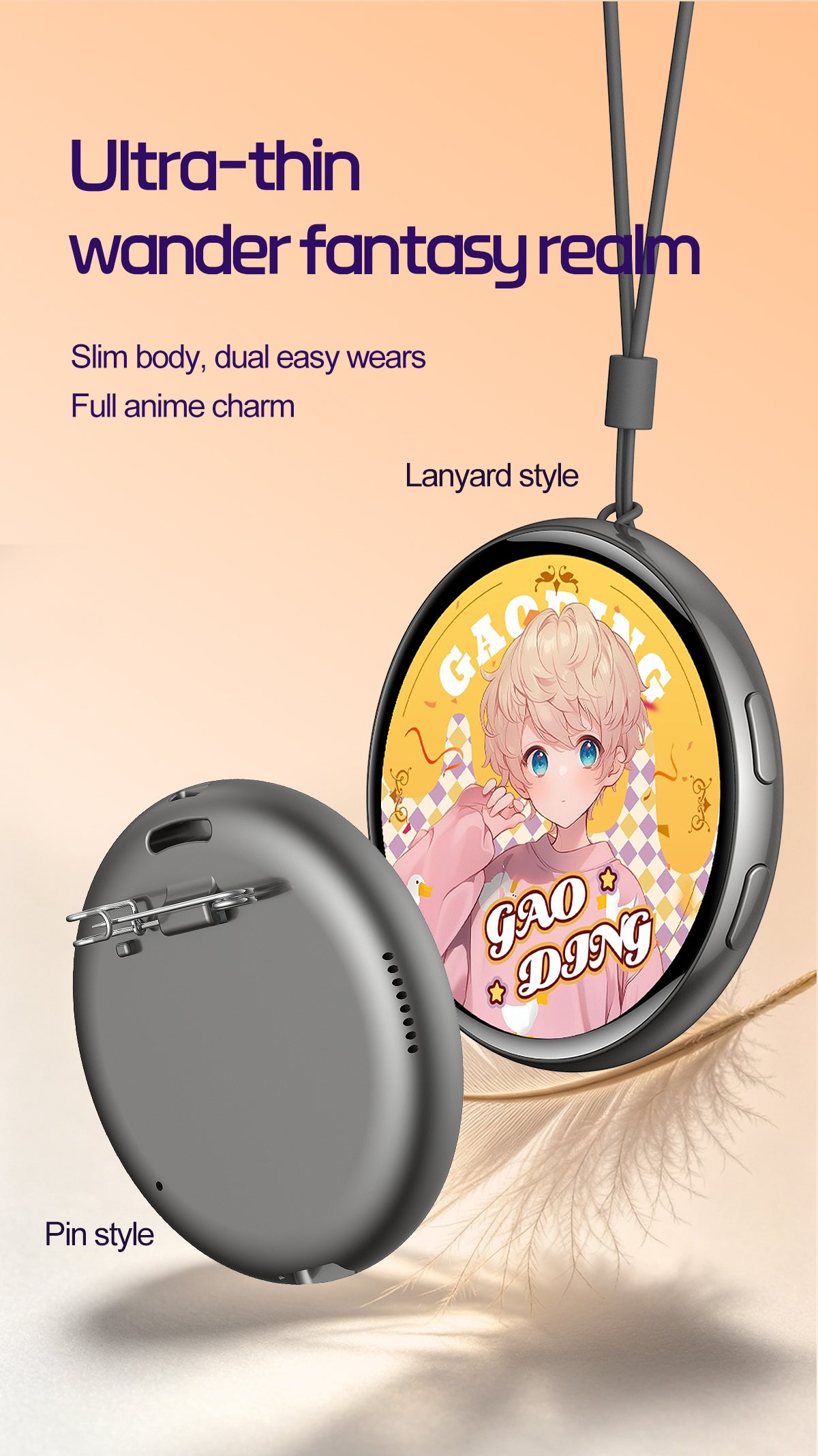 AI Translator Electronic Badge