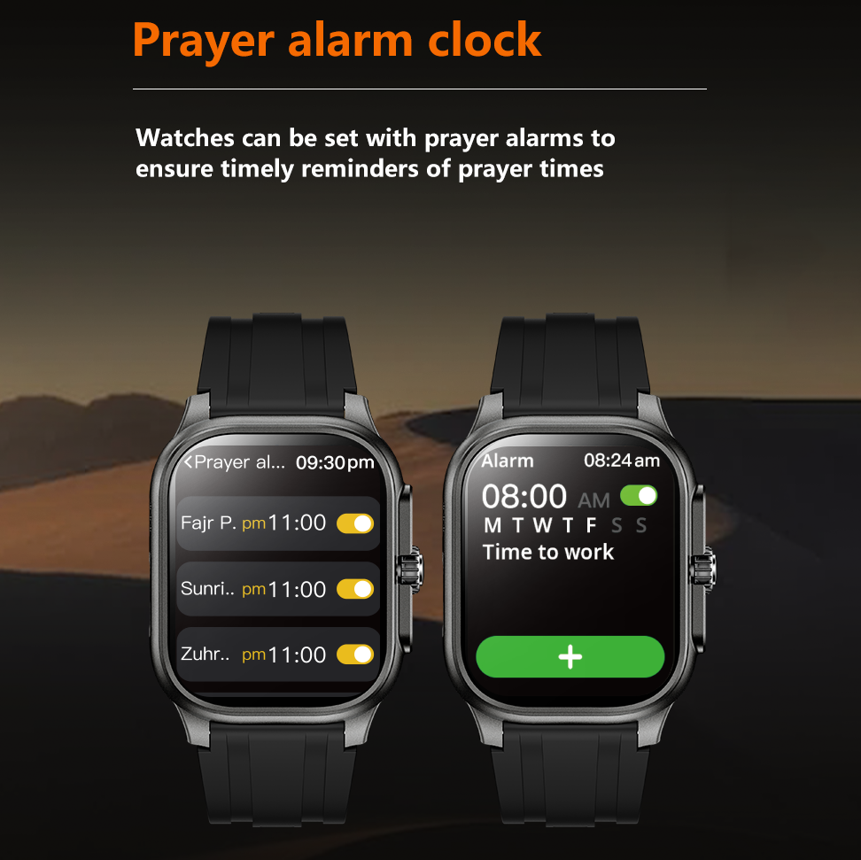 Koepovk Muslim Qran Watch Heart Rate Monitoring