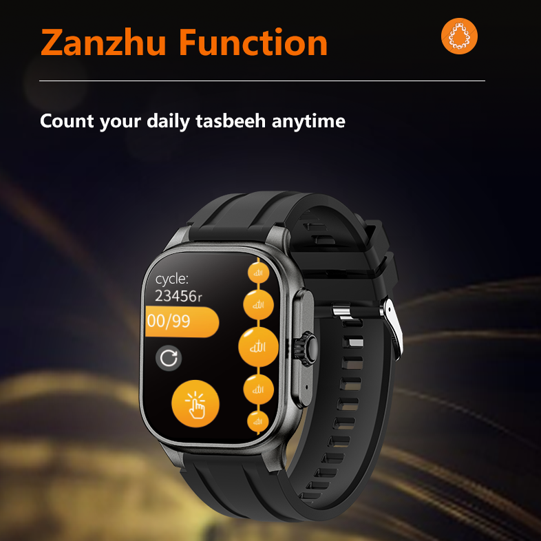 Koepovk Muslim Qran Watch Heart Rate Monitoring