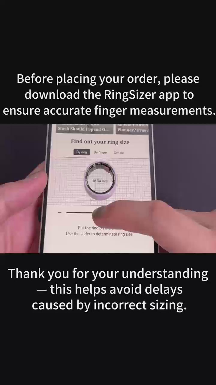 Touch Control Ceramic Smart Ring